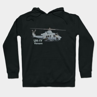 UH-1Y Venom Helicopter Hoodie